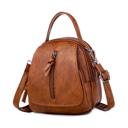 sodeber Funktionelle Mädchen-Umhängetasche, mit mehreren Trennwänden an der Schulter, Brown Bn, Medium von sodeber