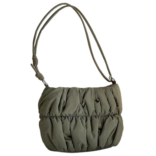 sodeber Gesteppte Schultertasche für Damen, leichte Nylon-Handtasche mit weichen Unterarmtaschen, modische Umhängetasche, Army Green Ag, Medium sodeber Gesteppte Schultertasche für Damen, leichte Nylon-Handtasche mit weichen Unterarmtaschen, modische Umhängetasche, Army Green Ag, Medium von sodeber