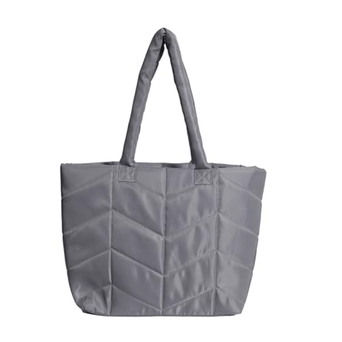 sodeber Gesteppte Winter-Umhängetasche, großes Fassungsvermögen, Nylon, gepolstert, Unterarm-Geldbörse, lässige Handtasche für Damen, Grau Gy, Medium sodeber Gesteppte Winter-Umhängetasche, großes Fassungsvermögen, Nylon, gepolstert, Unterarm-Geldbörse, lässige Handtasche für Damen, Grau Gy, Medium von sodeber
