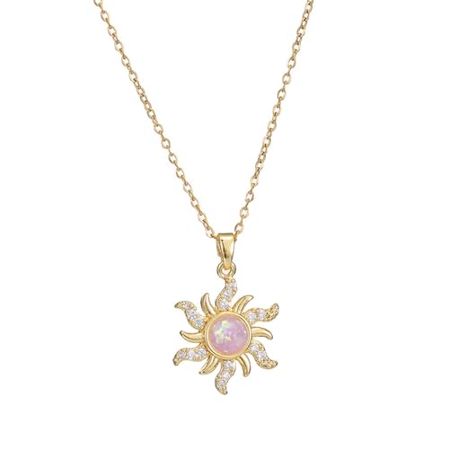 sodeber Halskette mit floralem Anhänger und hochwertigen Zirkonia-Steinen, zarte Schlüsselbein-Kette, Verzierung für den täglichen Gebrauch, festliche Anlässe sodeber Halskette mit floralem Anhänger und hochwertigen Zirkonia-Steinen, zarte Schlüsselbein-Kette, Verzierung für den täglichen Gebrauch, festliche Anlässe von sodeber