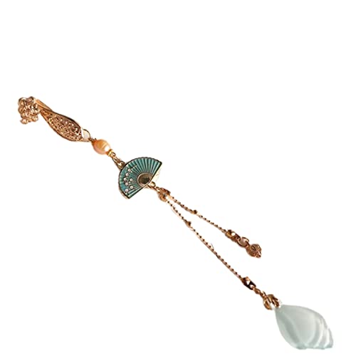 sodeber Han Fu Anhänger für Hochzeit, Kostümkette für Damen, Festival-Schmuck, Foto-Requisiten, M, Stoff von sodeber