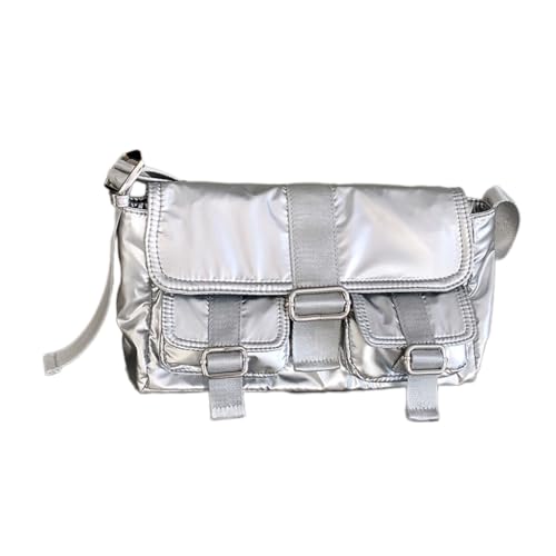 sodeber Handtasche Unterarmtaschen, leichte PU-Umhängetasche für Damen, geräumiges Innenleben, Silber S, Medium sodeber Handtasche Unterarmtaschen, leichte PU-Umhängetasche für Damen, geräumiges Innenleben, Silber S, Medium von sodeber