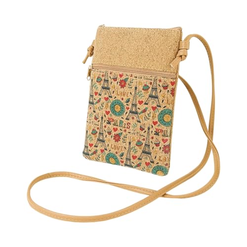 sodeber Kleine Damen-Umhängetasche, Blumendruck, Schultertasche, Handy, stilvolle Kuriertasche, Geldbörse für Damen, Iron Tower 2, Medium sodeber Kleine Damen-Umhängetasche, Blumendruck, Schultertasche, Handy, stilvolle Kuriertasche, Geldbörse für Damen, Iron Tower 2, Medium von sodeber