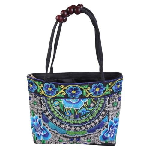 sodeber Kleine Damenhandtaschen mit modischem Stickerei. Mit Blumenmuster bestickt, Blau C Bl-c, Medium sodeber Kleine Damenhandtaschen mit modischem Stickerei. Mit Blumenmuster bestickt, Blau C Bl-c, Medium von sodeber
