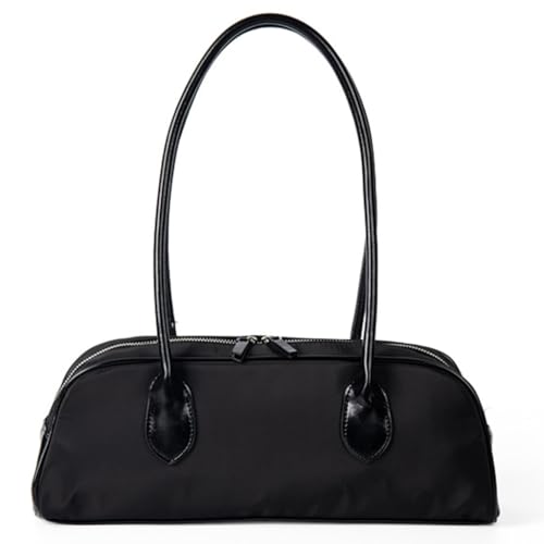sodeber Koreanisch inspirierte Nylon-Umhängetasche für den täglichen Gebrauch, leichte Handtasche, Achseltasche, lässige Unterarm-Geldbörse, Black Bk, Medium sodeber Koreanisch inspirierte Nylon-Umhängetasche für den täglichen Gebrauch, leichte Handtasche, Achseltasche, lässige Unterarm-Geldbörse, Black Bk, Medium von sodeber