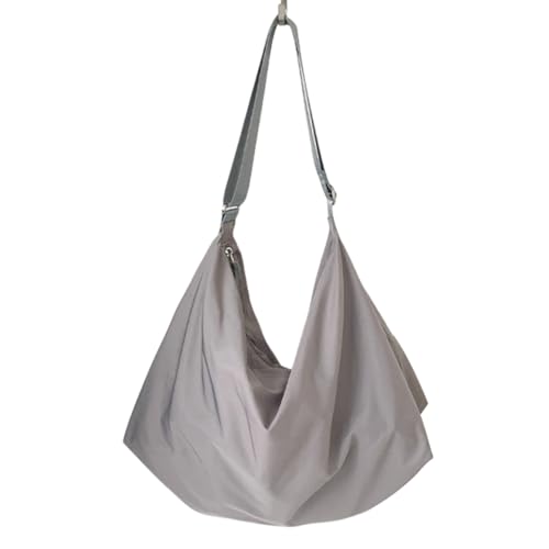 sodeber Lässige Nylon-Umhängetasche mit verstellbarem Riemen, funktionelle Schultertaschen, Buch für Studenten und Erwachsene, Grau Gy, Medium sodeber Lässige Nylon-Umhängetasche mit verstellbarem Riemen, funktionelle Schultertaschen, Buch für Studenten und Erwachsene, Grau Gy, Medium von sodeber
