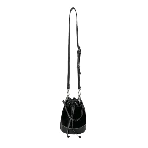 sodeber Lässige Umhängetasche für Damen und Mädchen, trendige Taschen, vielseitig, modisch, Kordelzug, Plüscheimer für, Black Bk, Medium sodeber Lässige Umhängetasche für Damen und Mädchen, trendige Taschen, vielseitig, modisch, Kordelzug, Plüscheimer für, Black Bk, Medium von sodeber