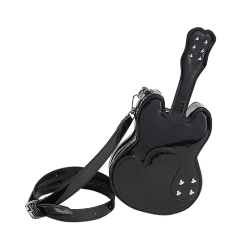 sodeber Lustige Violinen-Umhängetasche für Damen, PU-Leder, Party-Schultertasche, Black Bk, Medium sodeber Lustige Violinen-Umhängetasche für Damen, PU-Leder, Party-Schultertasche, Black Bk, Medium von sodeber
