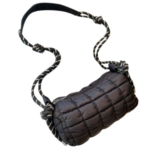 sodeber Moderne gesteppte Umhängetasche Praktische Damen mit mehreren Taschen Leichte & Bequeme Handtasche, Black Bk, Medium von sodeber