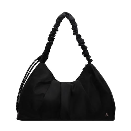 sodeber Modische Canvas-Tasche mit Tragegriff oben, großes Fassungsvermögen, einzelne Umhängetasche, lässige Handtasche mit geräumigem Innenraum, Black Bk, Medium sodeber Modische Canvas-Tasche mit Tragegriff oben, großes Fassungsvermögen, einzelne Umhängetasche, lässige Handtasche mit geräumigem Innenraum, Black Bk, Medium von sodeber