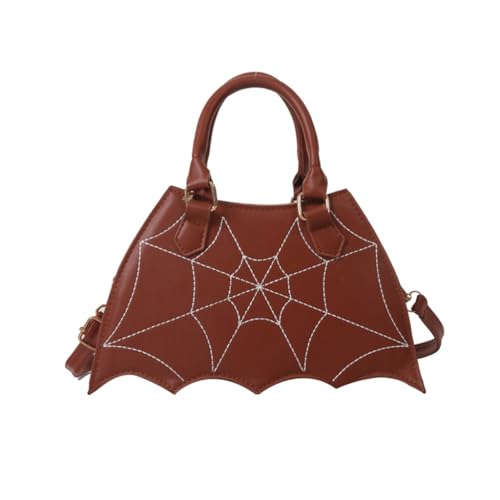 sodeber Modische Schultertasche in Fledermausform, schlichtes Leder, Pendler, Handtasche, einzigartige Umhängetasche, Geldbörse, Coffee Cf, Medium sodeber Modische Schultertasche in Fledermausform, schlichtes Leder, Pendler, Handtasche, einzigartige Umhängetasche, Geldbörse, Coffee Cf, Medium von sodeber