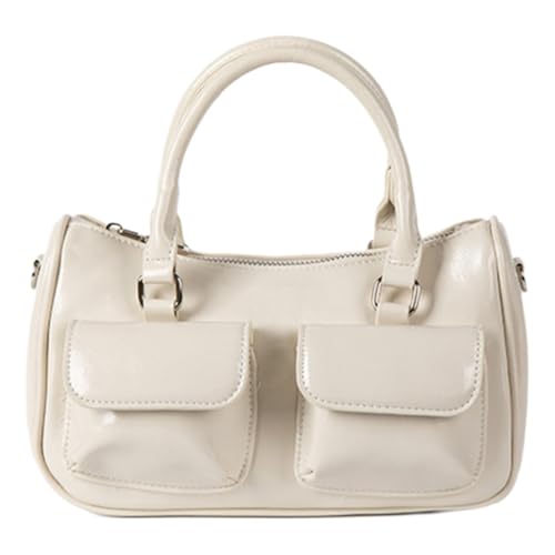 sodeber Modische Umhängetasche, Handtasche, PU-Schultertasche für trendige Frauen und Profis, die eine unverwechselbare, Beige Bg, Medium sodeber Modische Umhängetasche, Handtasche, PU-Schultertasche für trendige Frauen und Profis, die eine unverwechselbare, Beige Bg, Medium von sodeber