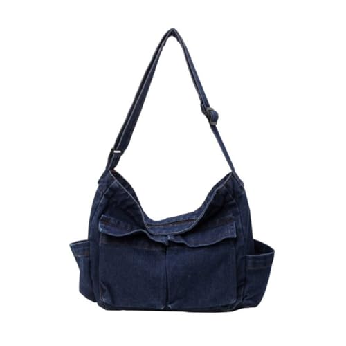sodeber Modische Umhängetasche mit großem Fassungsvermögen, lässige Umhängetasche für den täglichen Gebrauch, Deep Blue Db, Medium von sodeber