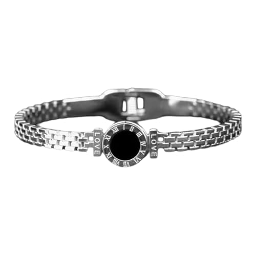 sodeber Modischer Armreif mit römischen Ziffern und Buchstaben, Schmuck, Accessoires, stilvolles Armband für den täglichen Gebrauch, Armband für Damen und Mädchen, gravierter Liebesarmreif sodeber Modischer Armreif mit römischen Ziffern und Buchstaben, Schmuck, Accessoires, stilvolles Armband für den täglichen Gebrauch, Armband für Damen und Mädchen, gravierter Liebesarmreif von sodeber