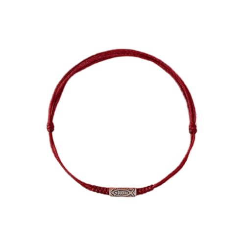 sodeber Modischer geflochtener Fisch-Anhänger, geflochten, verleiht dem täglichen Gebrauch einen Glücksbringer von sodeber