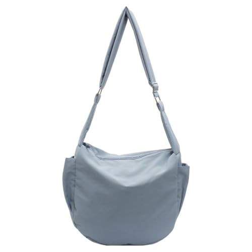 sodeber Nylon-Umhängetasche mit geräumigem Innenfutter, lässige Schultertasche für den täglichen Gebrauch und zum Einkaufen, Blau Bl, Medium sodeber Nylon-Umhängetasche mit geräumigem Innenfutter, lässige Schultertasche für den täglichen Gebrauch und zum Einkaufen, Blau Bl, Medium von sodeber