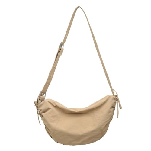 sodeber Schlichte Damen-Umhängetasche, einfarbig, Umhängetasche, Knödel, plissiert, Messenger für den täglichen Gebrauch, Dunkles Khaki Dk, Medium sodeber Schlichte Damen-Umhängetasche, einfarbig, Umhängetasche, Knödel, plissiert, Messenger für den täglichen Gebrauch, Dunkles Khaki Dk, Medium von sodeber