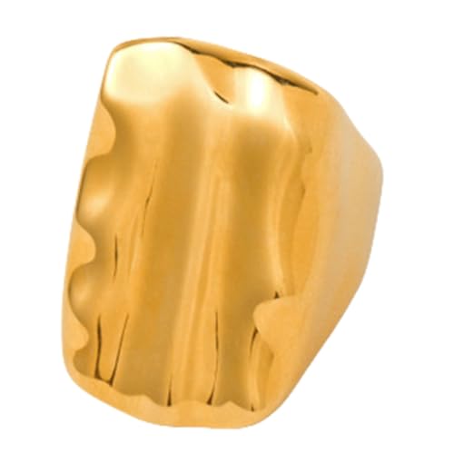 sodeber Stilvolle Kristall-Dekoration, modische Ringe aus stabilen Edelstahlmaterialien für Trendsetter und Freizeit von sodeber