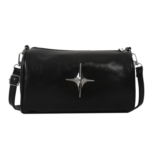 sodeber Stilvolle Umhängetasche aus PU-Leder mit verstellbarem Riemen für Damen, Black Bk, Medium sodeber Stilvolle Umhängetasche aus PU-Leder mit verstellbarem Riemen für Damen, Black Bk, Medium von sodeber