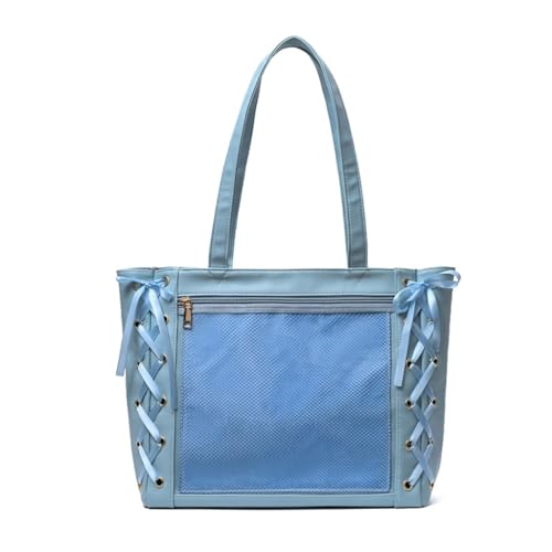 sodeber Stilvolle japanische Tasche mit großem Stauraum, Handtasche für Reisen, Büro und Studium, Blau Cb, Medium sodeber Stilvolle japanische Tasche mit großem Stauraum, Handtasche für Reisen, Büro und Studium, Blau Cb, Medium von sodeber