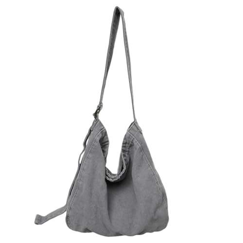 sodeber Trendige Canvas-Umhängetasche mit geräumigen Fächern, Umhängetasche, lässige Umhängetasche für den täglichen Gebrauch, Grau Gy, Medium sodeber Trendige Canvas-Umhängetasche mit geräumigen Fächern, Umhängetasche, lässige Umhängetasche für den täglichen Gebrauch, Grau Gy, Medium von sodeber