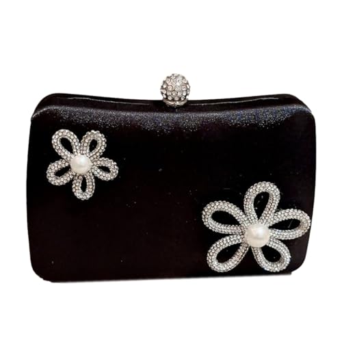 sodeber Trendige Handtasche Abendtasche vielseitig und Schulter-Clutch für Hochzeit, Braut, Abschlussball, Cocktail-Party, Black Bk, Medium sodeber Trendige Handtasche Abendtasche vielseitig und Schulter-Clutch für Hochzeit, Braut, Abschlussball, Cocktail-Party, Black Bk, Medium von sodeber