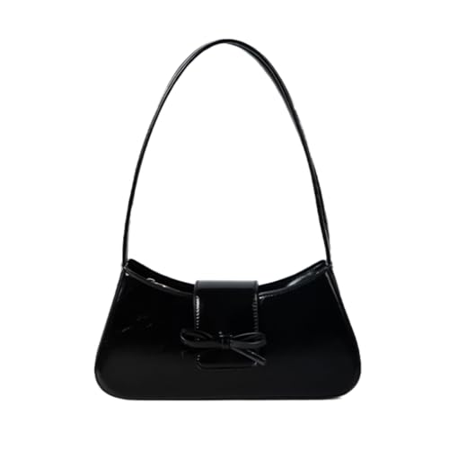 sodeber Trendige Schultertasche mit Schnalle, vielseitige Unterarm-Handtasche aus PU-Leder für modische Frauen, Black Bk, Medium sodeber Trendige Schultertasche mit Schnalle, vielseitige Unterarm-Handtasche aus PU-Leder für modische Frauen, Black Bk, Medium von sodeber
