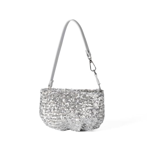 sodeber Umhängetasche, Umhängetasche, Handtasche, Glitzer, Pailletten, Abendtasche, Clutch, Geldbörse mit, Silber S, Medium sodeber Umhängetasche, Umhängetasche, Handtasche, Glitzer, Pailletten, Abendtasche, Clutch, Geldbörse mit, Silber S, Medium von sodeber