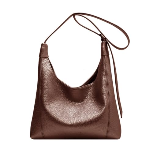 sodeber Unterarmtasche, vielseitig, trendig, einfarbig, Umhängetasche, für Damen und Mädchen, Achselhöhle, Coffee Cf, Medium von sodeber