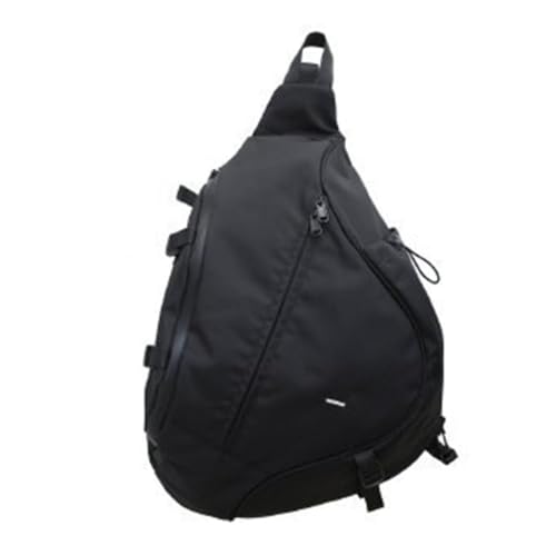 sodeber Vielseitige Nylon-Schultertasche für Damen und Herren, geräumige Brust mit verstellbarem Riemen, Black Bk, Medium sodeber Vielseitige Nylon-Schultertasche für Damen und Herren, geräumige Brust mit verstellbarem Riemen, Black Bk, Medium von sodeber