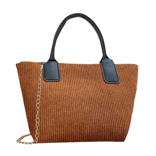 sodeber Weiche Mädchen-Umhängetasche, stilvolle und praktische Damen-Umhängetasche mit großem Fassungsvermögen, geeignet für den täglichen Gebrauch, Brown Bn, Medium von sodeber