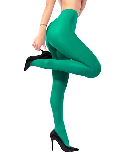 sofsy Garantiert hautfreundlich Grüne Strumpfhose Damen 40 Denier | Hergestellt in Italien | Avocado - Large von sofsy
