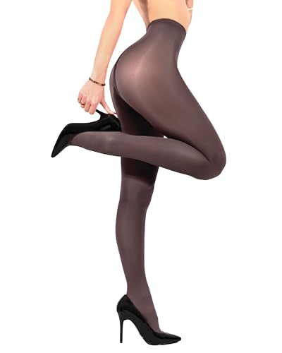 sofsy 100% Oeko-Tex Zertifizierte Strumpfhose Braune Blickdicht 40 Denier | Hergestellt in Italien | Schokolade - Large von sofsy