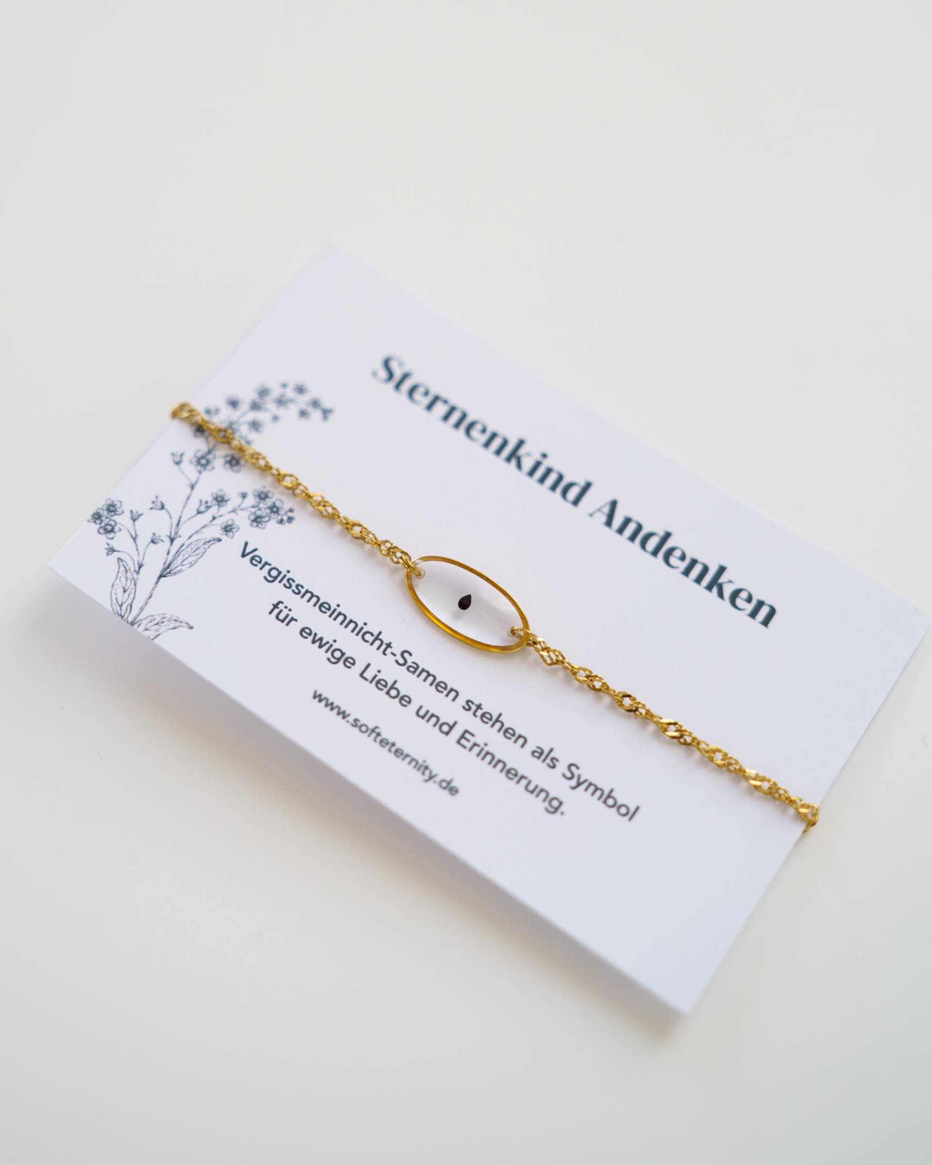Vergissmeinnicht Armband Aus Edelstahl - Erinnerungsarmband Für Trauer, Sternenkinder & Verlust | Filigraner Handgemachter Schmuck Mit Karte Vergissmeinnicht Armband Aus Edelstahl - Erinnerungsarmband Für Trauer, Sternenkinder & Verlust | Filigraner Handgemachter Schmuck Mit Karte von softeternity