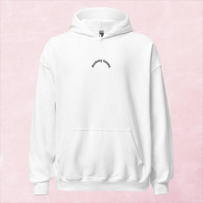 Mommy-Issues Hoodie - Kapuzenpullover Mit Schriftzug Mommy-Issues Hoodie - Kapuzenpullover Mit Schriftzug von softiverse