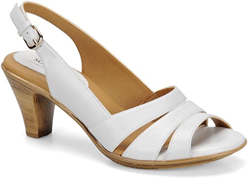 Comfortiva Damen Neima-Soft Spots, Weißes Samt-Schaf-Nappa, 7.5 X-Wide von softspots