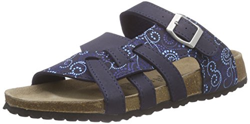 softwaves Damen 274 147 Pantoletten, Blau (Navy Multi 899) von softwaves