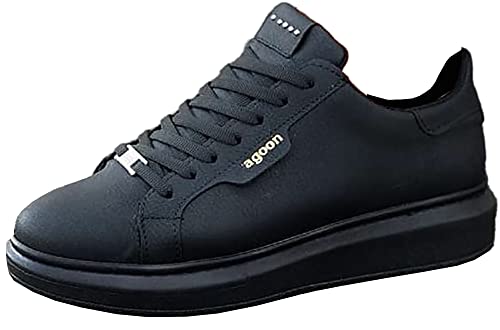 Solaress W01 Fashion Sneaker Herren, Leder Schuhe, Abendschuhe, Freizeitschuhe (Schwarz, eu_Footwear_Size_System, Adult, Men, Numeric, medium, Numeric_41) von solaress seyahat aksesuarları