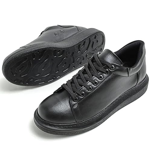 Solaress 257 Unisex Sneaker, Leder Herrenschuhe, Fashion Damenschuhe (Schwarz, eu_Footwear_Size_System, Adult, Men, Numeric, medium, Numeric_44) von solaress seyahat aksesuarları