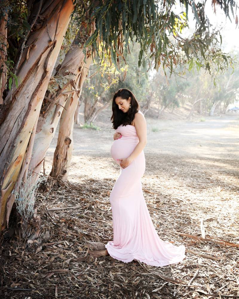 Umstandskleid, Babypartykleid, Langes Tailliertes Umstandskleid von solemareny