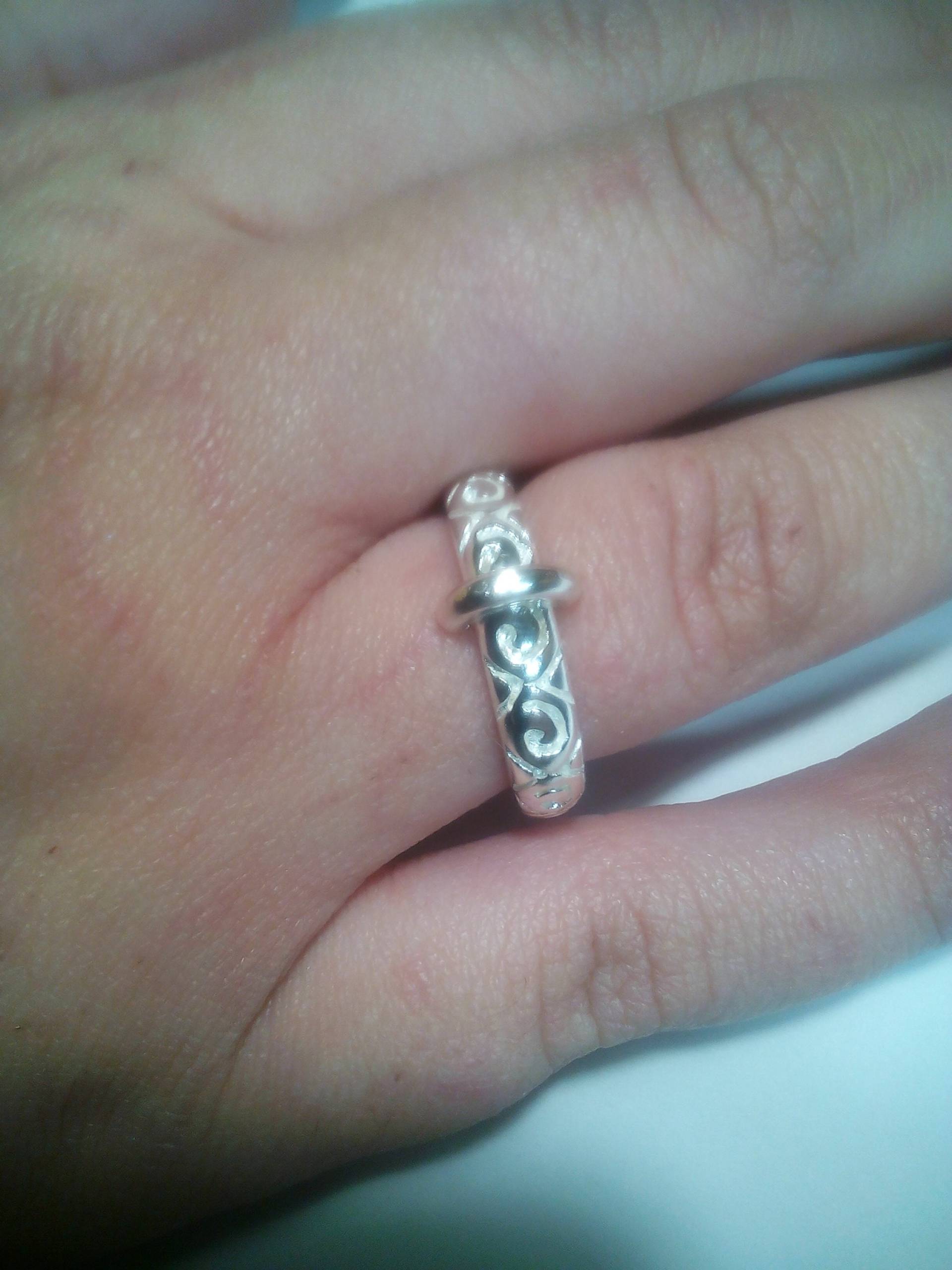 Von Outlander Claire Inspirierter Ring Mit Unendlichkeitsgravur Aus 925Er Silber Von Outlander Claire Inspirierter Ring Mit Unendlichkeitsgravur Aus 925Er Silber von soloargento