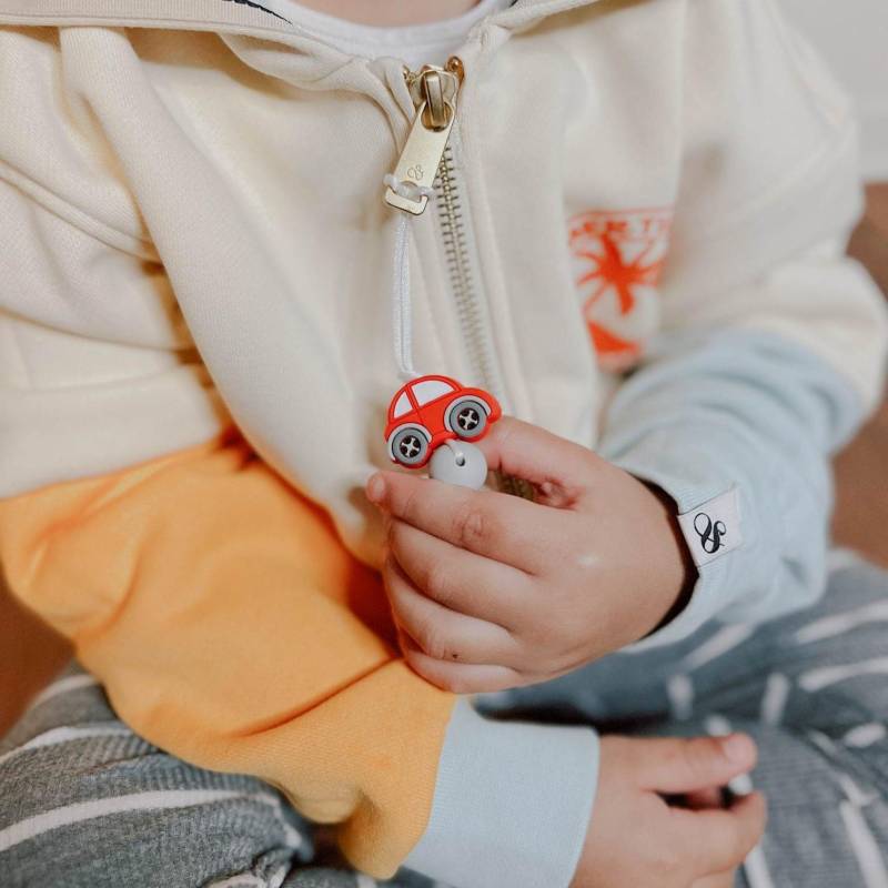 Reißverschlussanhänger Auto | Kinder Zipper Anhänger Für Kinderjacke & Kindergarten Rucksack Adventskalender-Füllung Kindergartekind von soluandme