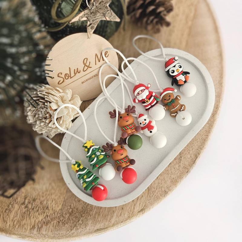 Reißverschlussanhänger Weihnachten | Kinder Zipper Anhänger Für Jacke & Rucksack Adventskalender-Füllung Nikolaus Geschenk von soluandme