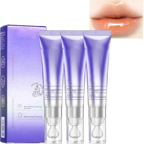 Plumping & Anti-Wrinkle Hydrating Lip Serum,Color-changing Lip Plumper Serum,Lips Care Serums,Hydrating & Reduce Fine Lines (3Pcs Orange) von soluk