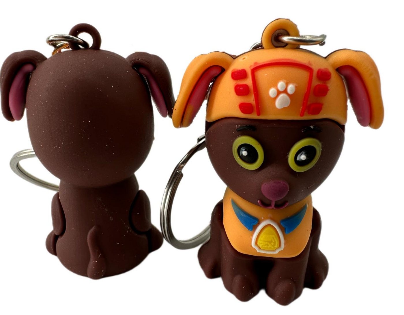 soma Schlüsselanhänger Schlüsselanhänger Kinder Mini Paw Patrol Zuma orange, Schlüsselanhänger Haustierschlüsselanhänger Geschenk Hund Frau Herren von soma