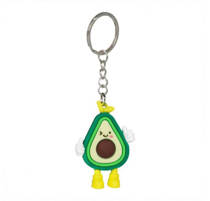 soma Schlüsselanhänger Schlüsselanhänger Mini Avocado Anhänger 4 cm 3D Geschenk Cartoon, Schlüsselanhänger Haustierschlüsselanhänger Geschenk Hund Frau Herren von soma