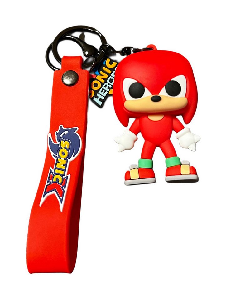 soma Schlüsselanhänger Schlüsselanhänger Sonic the Hedgehog 7cm Geschenk Cartoon rot (1-tlg), Schlüsselanhänger Haustierschlüsselanhänger Geschenk Hund Frau Herren von soma