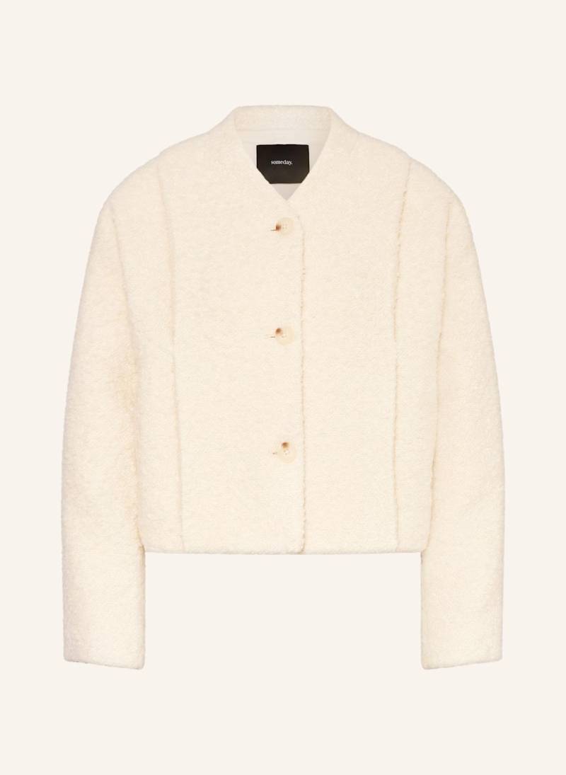 Someday Bouclé-Jacke Nisabel beige von someday