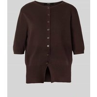 Someday Cardigan aus Viskose-Mix mit 3/4-Arm Modell 'Tinala' in Schoko, Größe 38 Someday Cardigan aus Viskose-Mix mit 3/4-Arm Modell 'Tinala' in Schoko, Größe 38 von someday