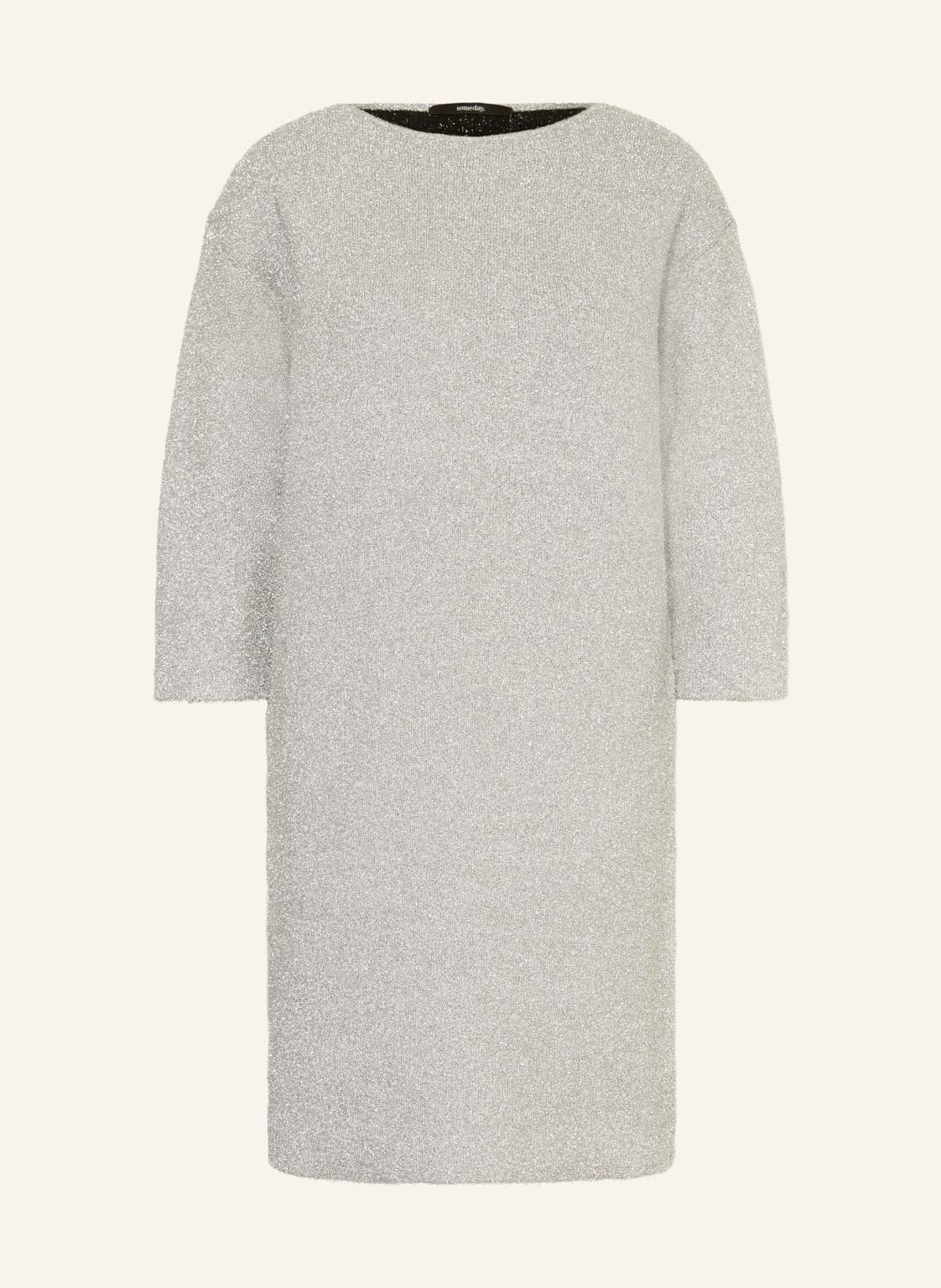 Someday Kleid Qaluxe Mit Glitzergarn silber von someday